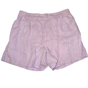 Michael Stars Linen Paperboy Pull on Shorts Size Small